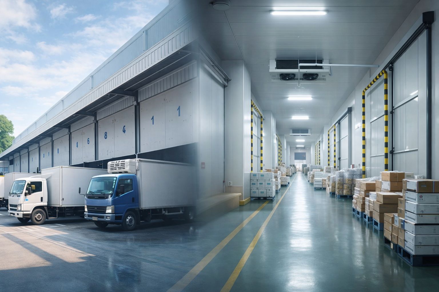 5,600 Pallet Positions Cold Storage